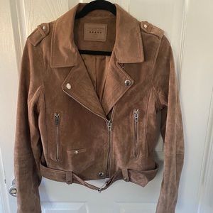 Blank NYC suede moto jacket